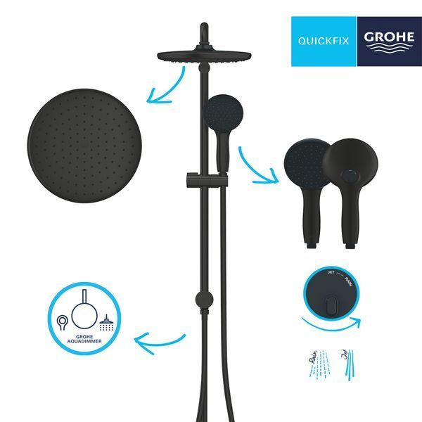 Душевая система Grohe QuickFix Vitalio Start 250 266802431 CV033961 фото