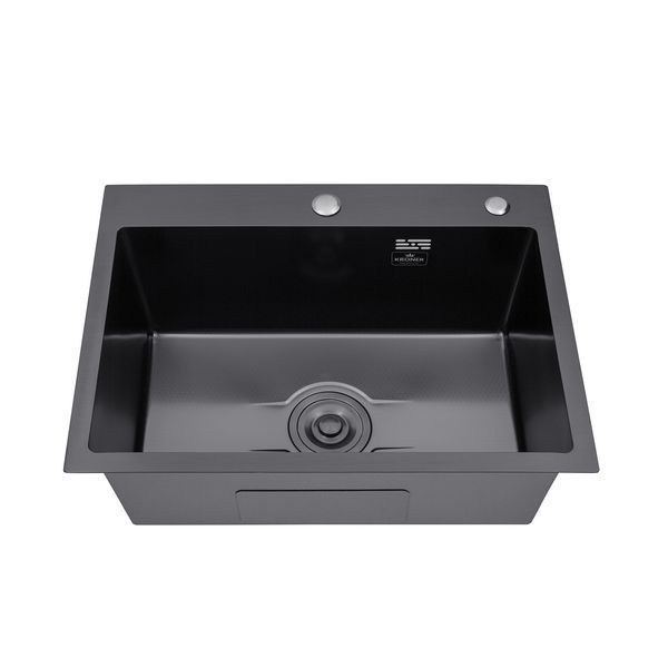 Комплект кухонної мийки Kroner Derby PVD - 5843HM ST34371 фото