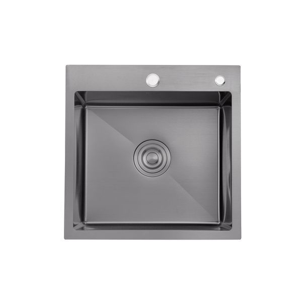 Комплект кухонной мойки KRP Schwarze - 4545HM PVD ST924568 фото