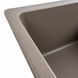 Гранитная мойка для кухни Platinum 6250 ZIRKONE матовый Титан 41598 фото 4