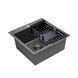 Комплект кухонной мойки KRP Schwarze - 4545HM PVD ST924568 фото 5