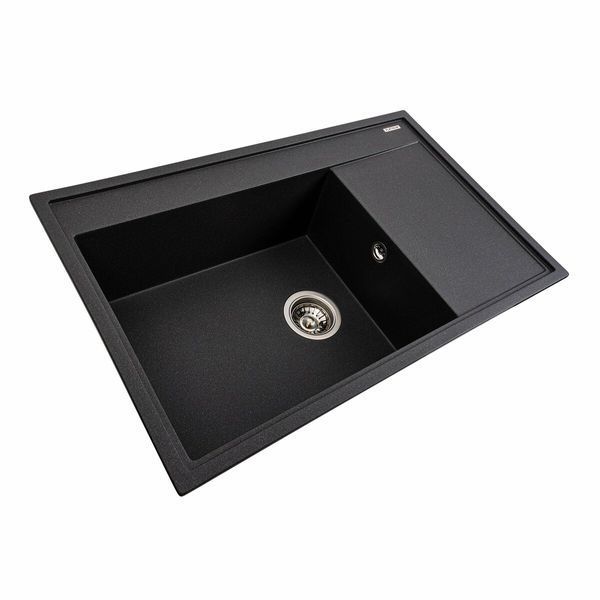 Гранитная мойка для кухни Platinum 7950 AZURIT матовый Морион 41194 фото