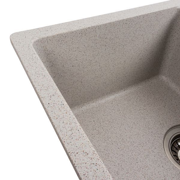 Гранитная мойка для кухни Platinum 6250 ZIRKONE матовый топаз 41599 фото