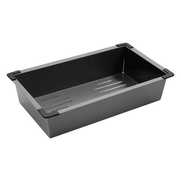 Комплект кухонной мойки Kroner KRP Geb&uuml;rstet 63х50HM ST04 BLK SL43711 фото