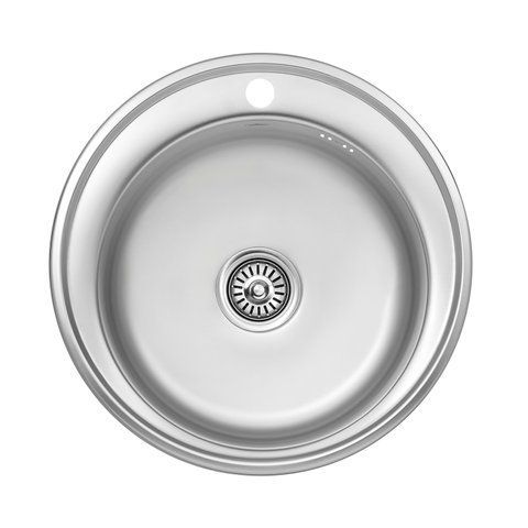 Кухонна мийка Kroner KRP Satin - 510 (0.6 мм) CV022769 фото