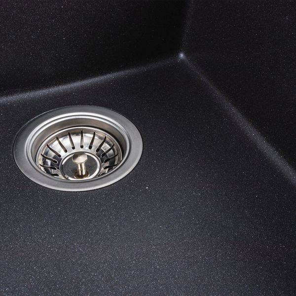 Гранитная мойка для кухни Platinum 4150 SOKIL матовый Морион 41612 фото