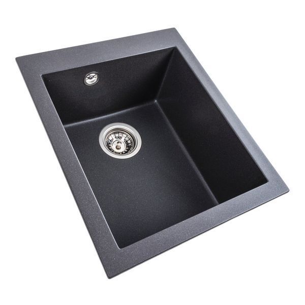 Гранитная мойка для кухни Platinum 4150 SOKIL матовый Морион 41612 фото