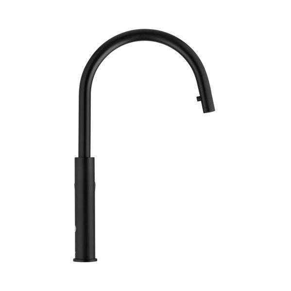 Комплект кухонной мойки Kroner KRP Schwarze 6350LHM PVD ST06 nero SL42179 фото