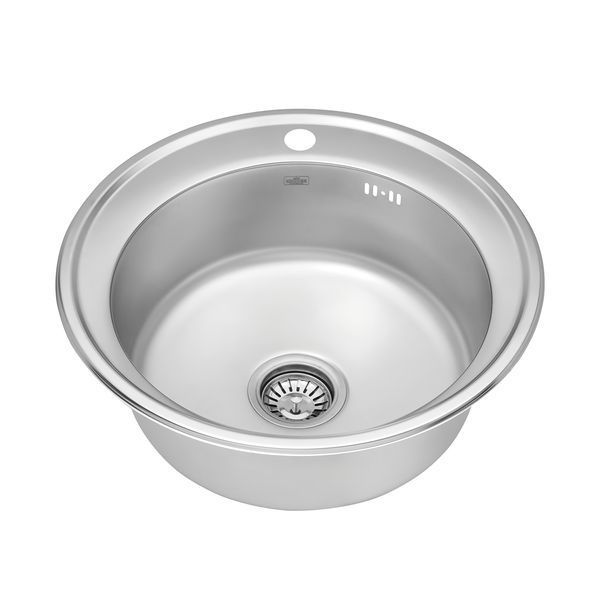 Кухонна мийка Kroner KRP Satin - 510 (0.6 мм) CV022769 фото