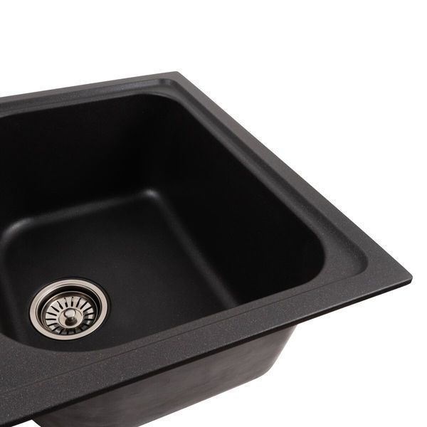 Гранитная мойка для кухни Platinum 7950 Equatoria матовый Морион 42166 фото