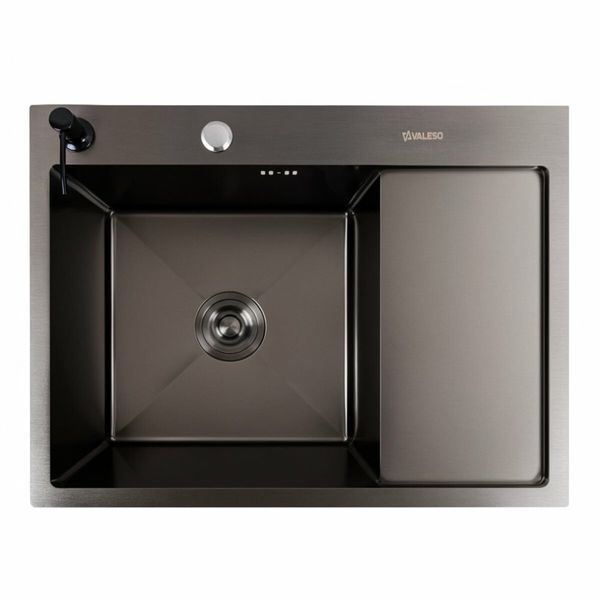 Комплект кухонной мойки Platinum Handmade CM 65*50 L PVD pl23562 фото