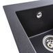 Гранитная мойка для кухни Platinum 4150 SOKIL матовый Морион 41612 фото 4