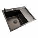 Комплект кухонной мойки Platinum Handmade CM 65*50 L PVD pl23562 фото 3