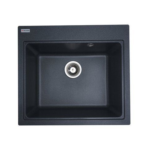 Гранітна мийка для кухні Platinum 5852 VESTA матова Антрацит 49162 фото