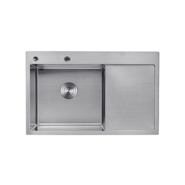 Комплект кухонної мийки Kroner Geb&uuml;rstet - 7849LHM BLK ST33321 фото