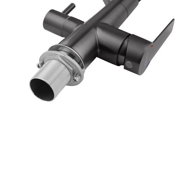 Комплект кухонной мойки KRP Schwarze - 5050HM PVD 03817BLK ST92411 фото