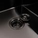 Кухонна мийка CM 65*50 R чорна PVD VALESO Handmade (круглий сифон 3,0/0,8) 45902 фото 5