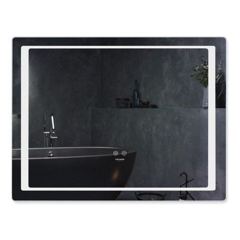 Дзеркало Kroner KRP Spiegel HR2 - 9070 з LED-підсвічуванням та антизапотіванням CV030034 фото