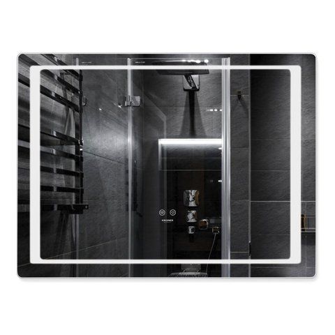 Дзеркало Kroner KRP Spiegel HR2 - 10070 з LED-підсвічуванням та антизапотіванням CV030035 фото