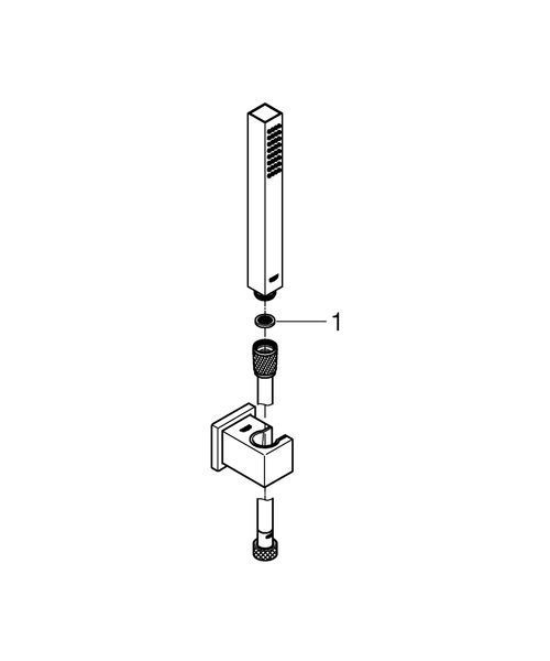 Euphoria Cube Stick Душовий набір, 1 режим струменю (27703000) 27703000 фото