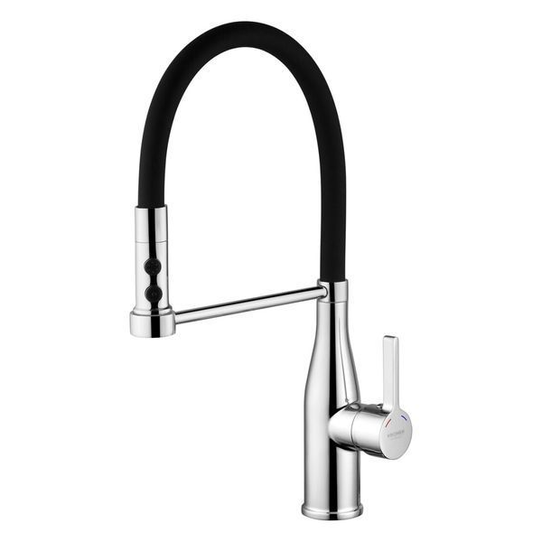 Комплект кухонной мойки Kroner KRP Geb&uuml;rstet - 6350HM C03111BLK ST319564 фото