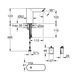 Смеситель бесконтактный для раковины Grohe Bau Cosmopolitan E 36451000 CV036263 фото 2