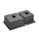 Кухонна мийка Kroner KRP Schwarze - 7843ZHM PVD (3.0/1.0 мм) CV022797 фото 10