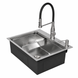 Комплект кухонной мойки Kroner KRP Geb&uuml;rstet - 6350HM C03111BLK ST319564 фото 3