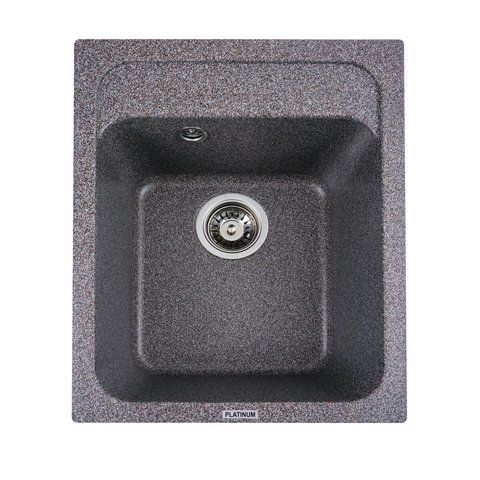 Гранитная мойка для кухни Platinum 4050 KORRADO матовая Микс 3544 фото