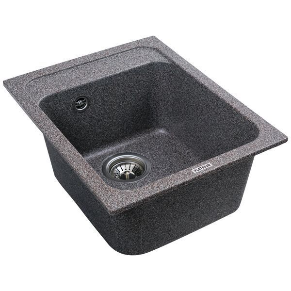 Гранитная мойка для кухни Platinum 4050 KORRADO матовая Микс 3544 фото