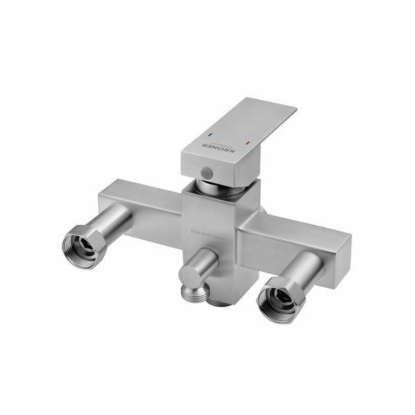 Змішувач для ванни Kroner KRP Edelstahl Kubus-ESG071 CV036661 фото