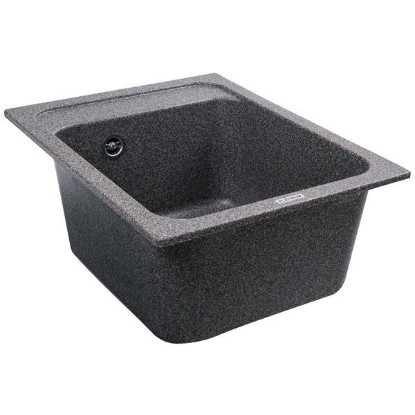 Гранитная мойка для кухни Platinum 4050 KORRADO матовая Микс 3544 фото