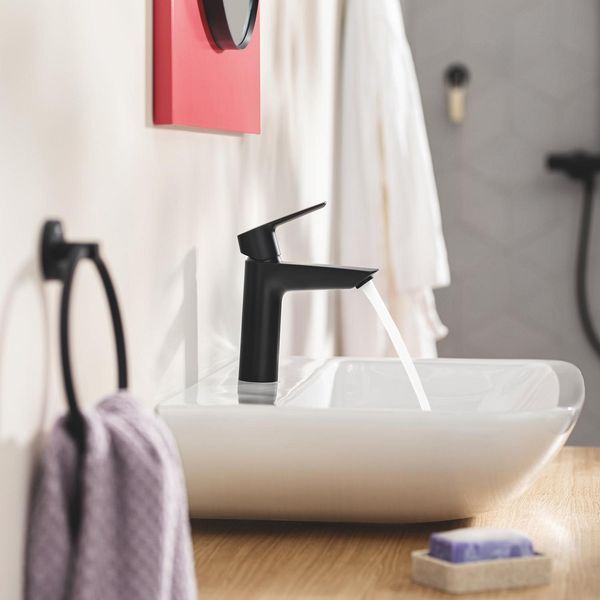 Набор смесителей 3 в 1 для ванной комнаты Grohe QuickFix Start Black UA303304TM CV032755 фото