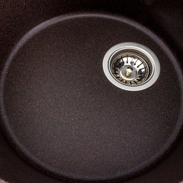Гранитная мойка для кухни Platinum 5847 ONYX матовая Шоколад 38979 фото