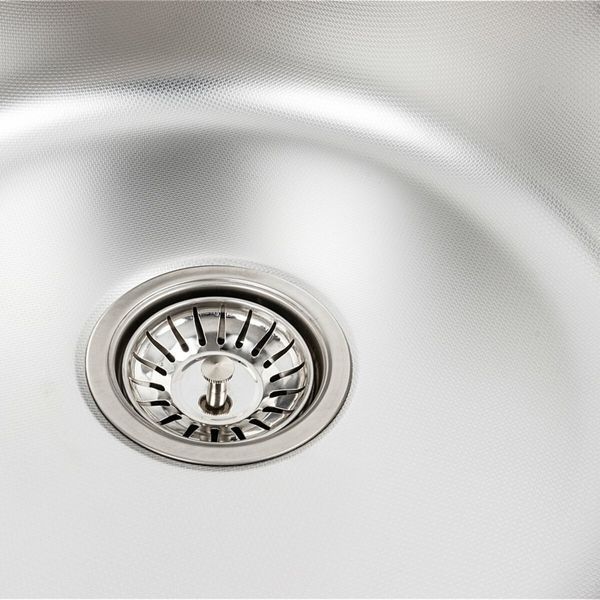 Кухонна мийка з нержавіючої сталі Platinum ДЕКОР 5745 (0,6/170 мм) 11551 фото