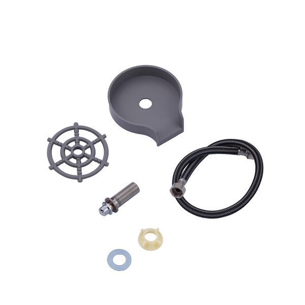 Кухонна мийка Kroner KRP Schwarze - SET7545NG PVD (3.0/0.8 мм) CV033806 фото