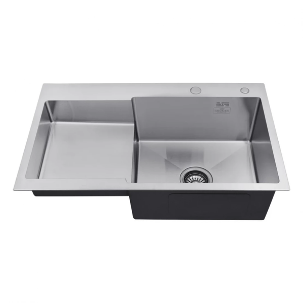 Комплект кухонної мийки Kroner 780х480 RHM Geb&uuml;rstet ST030021 фото