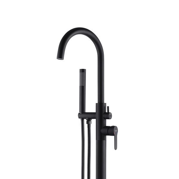 Смеситель для ванны напольный Kroner KRP Edelstahl Klassisch - SCH077 CV029976 фото
