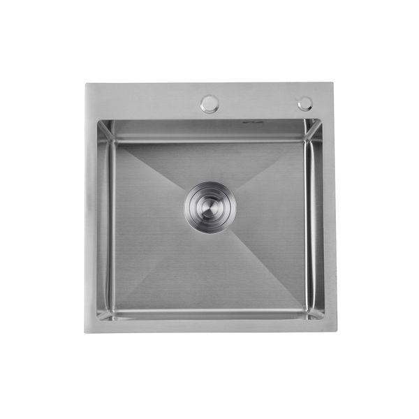 Комплект кухонной мойки Kroner KRP Geb&uuml;rstet - 5050HM ST4302 ST31348 фото
