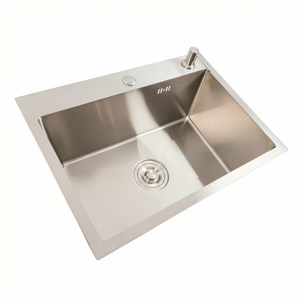 Комплект кухонної мийки Platinum Handmade HSBB 580x430x225 pl23329 фото