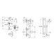 Набор смесителей 3 в 1 для ванной комнаты Grohe QuickFix Start Black UA303304TM CV032755 фото 2
