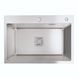 Мойка Platinum Handmade HSB 650х450х230 нержавейка (квадратный сифон 3,0/1,0) 37671 фото 1