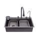 Кухонна мийка Kroner KRP Schwarze - SET7545NG PVD (3.0/0.8 мм) CV033806 фото 3