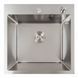Кухонна мийка 50*50 нержавійка Platinum Handmade (сифон круглий, 3.0/1.5) 45348 фото 1