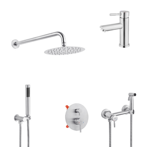 Набор 3 в 1 для ванной комнаты Kroner KRP Edelstahl Klassisch ESG053 SS10755 фото