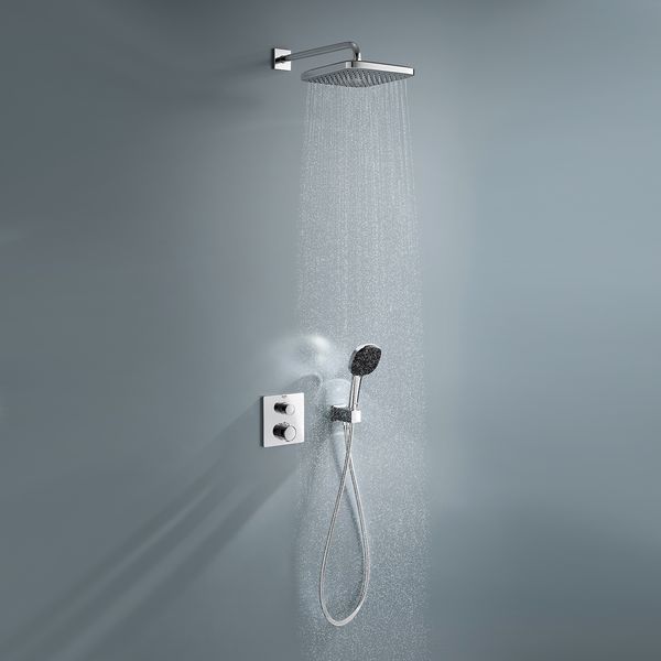Душова система прихованого монтажу термостатична Grohe QuickFix Precision Grohtherm Cube 34882000 CV033298 фото