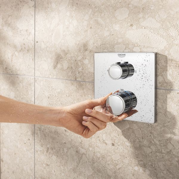 Душова система прихованого монтажу термостатична Grohe QuickFix Precision Grohtherm Cube 34882000 CV033298 фото