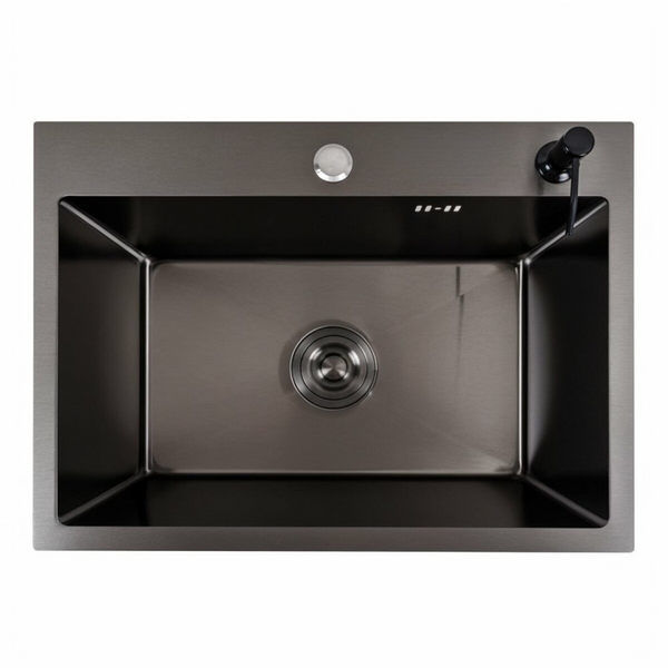 Комплект кухонной мойки Platinum 58*43 PVD TH36 pl84355 фото