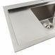 Кухонная мойка нержавейка 58*48 R Platinum Handmade (два отверстия, круглый сифон 3,0/0,8) 42229 фото 6